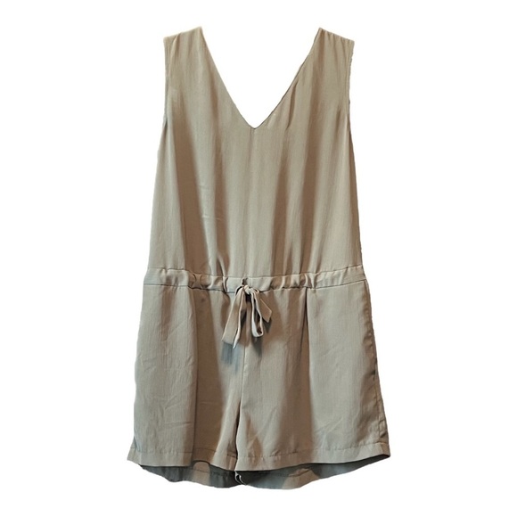 Zara Romper Olive Green Sz L - EUC - Picture 2 of 5